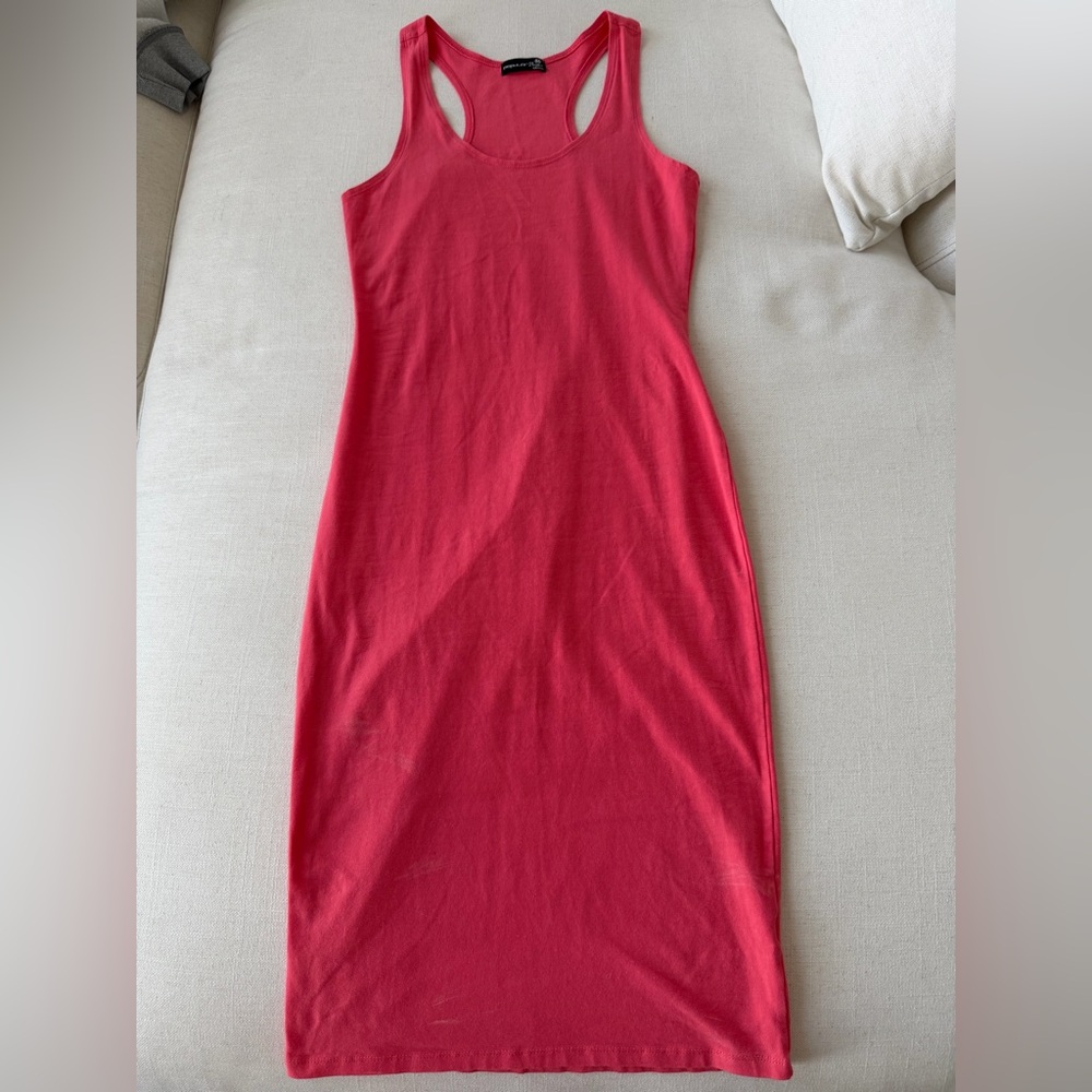 Chic Sleeveless Pink Midi Dress